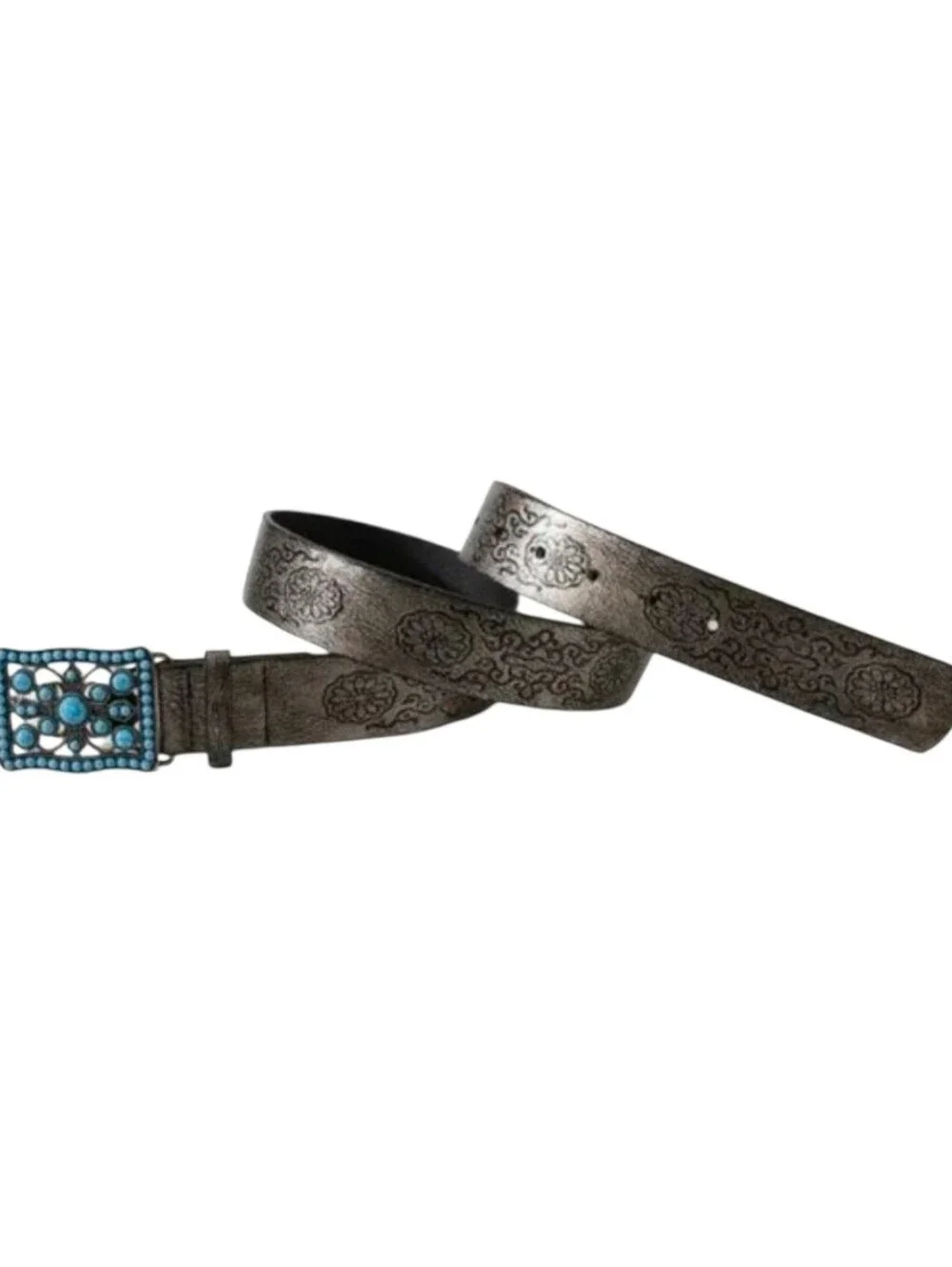 Western Faux Turquoise Stone Belt